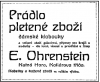 Reklama na ivnost, 1923
